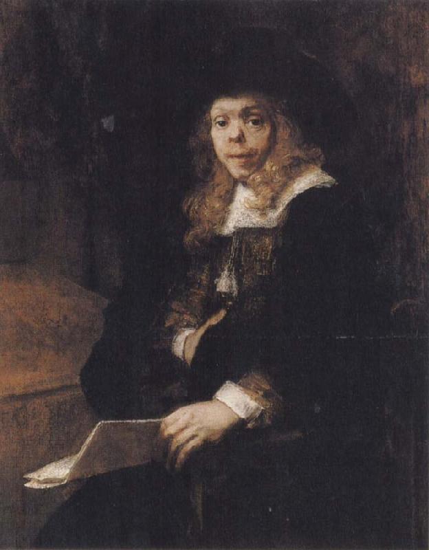 REMBRANDT Harmenszoon van Rijn Portrait of Gerard de Lairesse oil painting picture